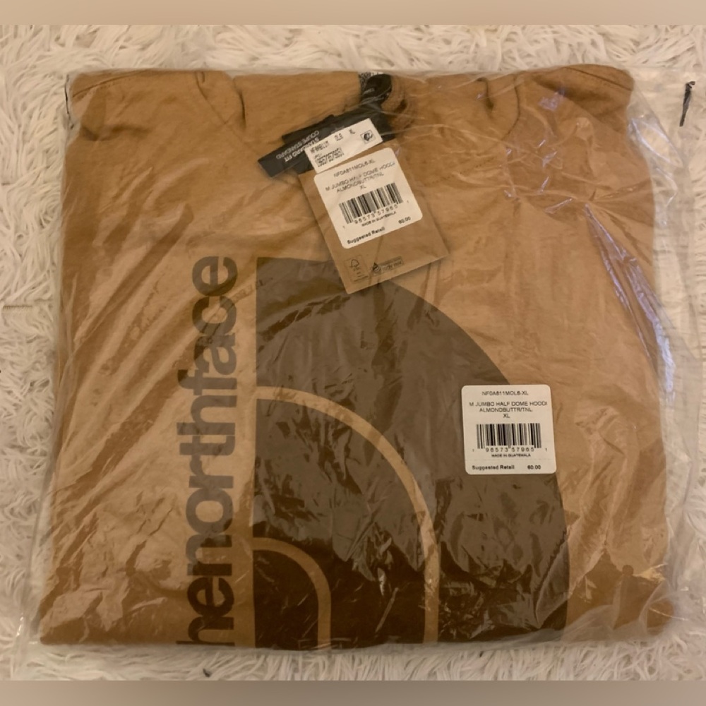The North Face Brown Hoodie Hooded Sweatshirt - Picture 8 of 10